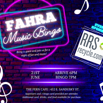 June Networking – Music Bingo at The Fern Café!